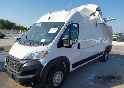 2025 Ram Promaster 2500 Tradesman High Roof 159 Wb W/Pass Seat z USA, uszkodzony, nr VIN 3C6LRVDG7SE509110